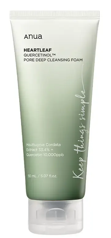 Anua Heartleaf Quercetinol Pore Deep Cleansing Foam by Anua