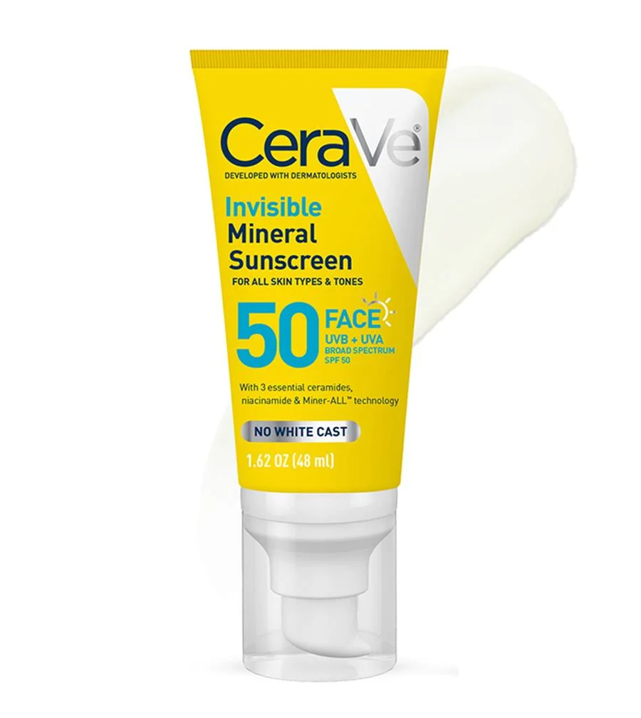 CeraVe Invisible Mineral Sunscreen SPF 50 by CeraVe